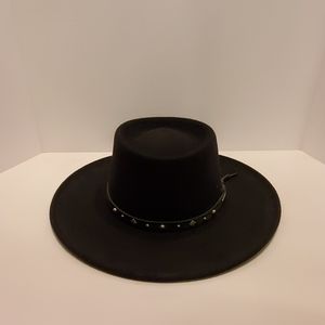Black 100% Wool Stetson Hat